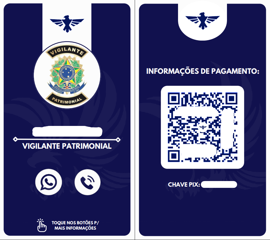 Cartão de Contato — Vigilância Patrimonial